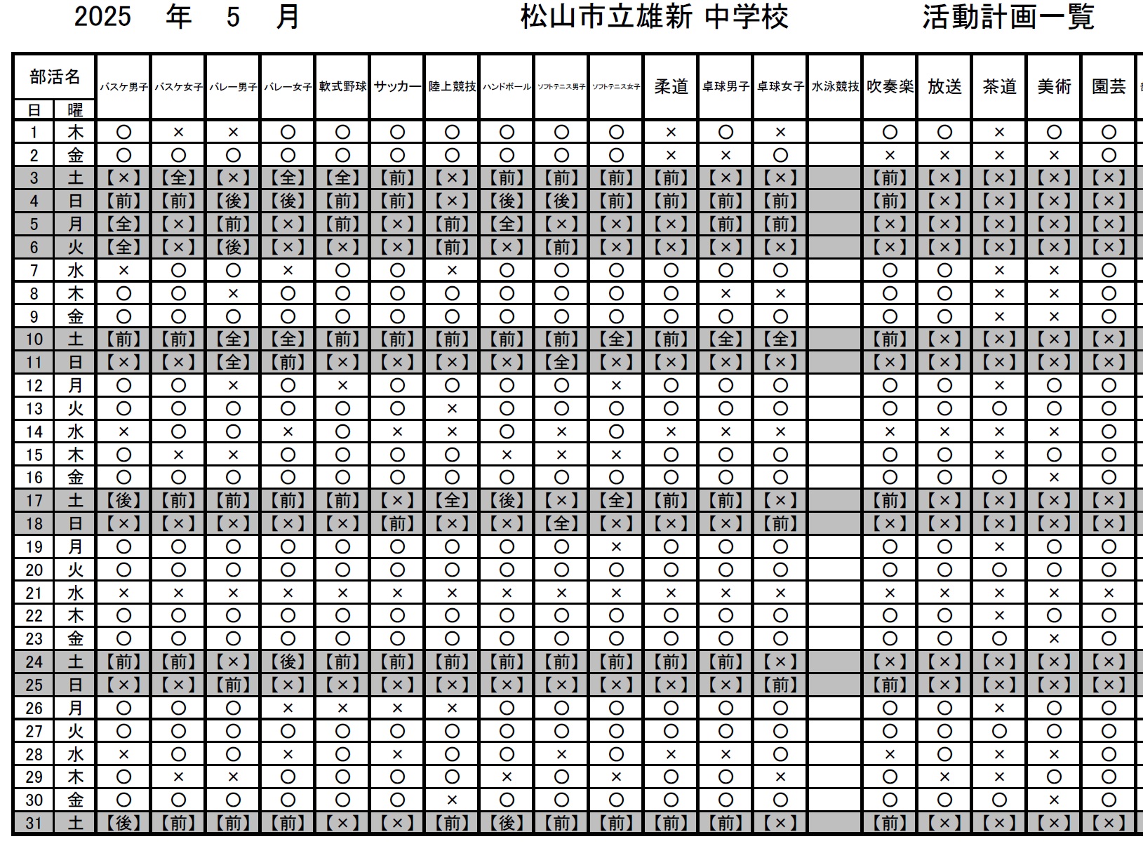 5月
