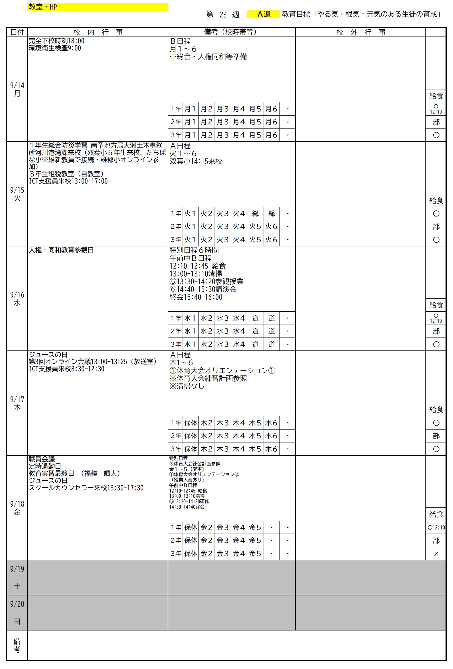 第23週